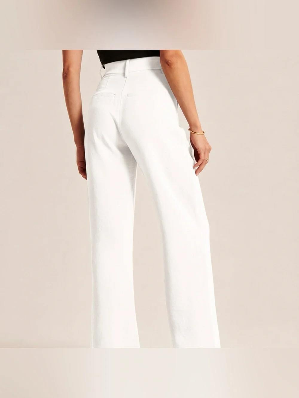 A&F Sloane Tailored Premium Crepe Pant - Picture 3 of 7